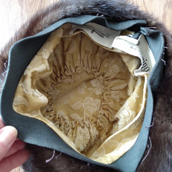 Vintage Fur Hat Mr. Flemming Boutique Simpson's - Picture 7 of 15